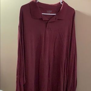 Roundtree & Yorke Long sleeves polo style shirt